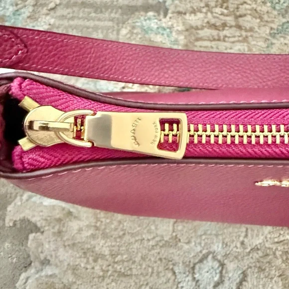 COACH Teri Shoulder Bag with Bow Charm - Pink - Picture 6 of 12